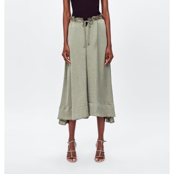 ZARA TIE WAIST SKIRT - Picture 2 of 5